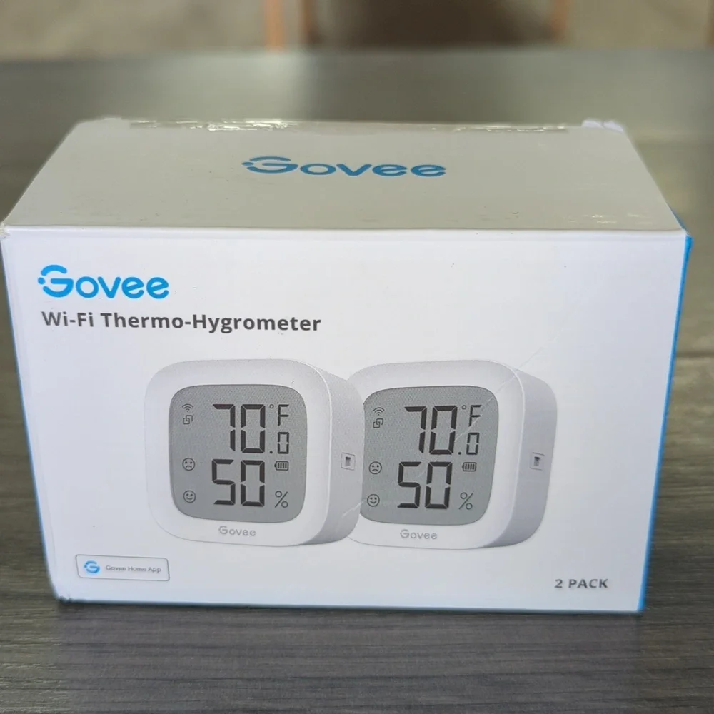 Govee WiFi Thermometer & Hygrometer - White 2 Pack - Picture 2 of 6
